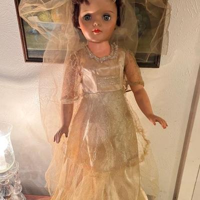 Vintage Bride Doll