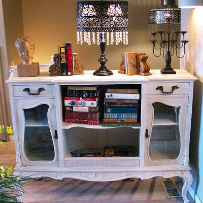 Farmhouse Milk Paint Cabinet