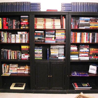 3 Piece Book Case / Books