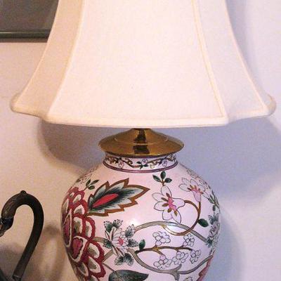 Vintage Chinese Ginger Jar Lamp