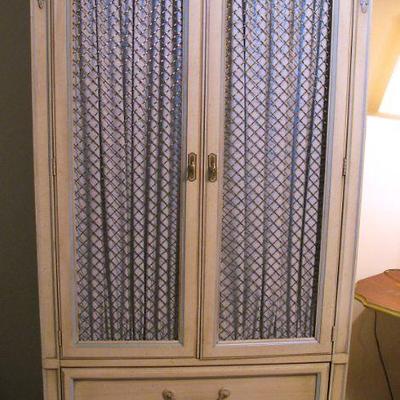 Postmodern Satinwood Armoire