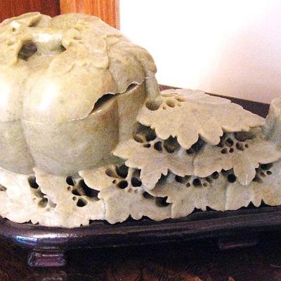Soapstone Ink and Brush Holder
