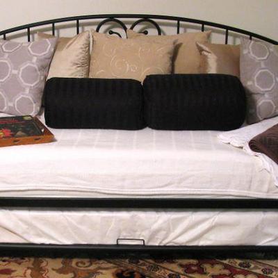 Daybed and Trundle, Bronze Metal