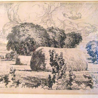 Coy Avon Seward(1884-1939) Lithograph