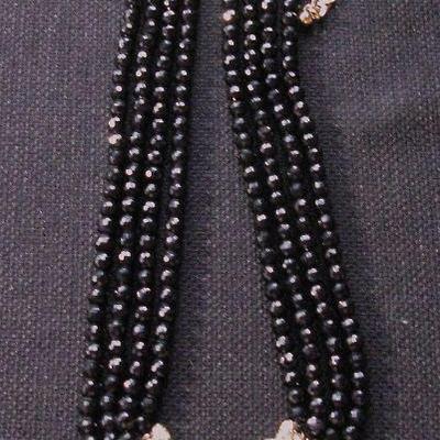 Crystal Double Leopard Agate Statement Necklace