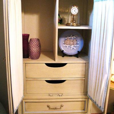 Postmodern Satinwood Armoire