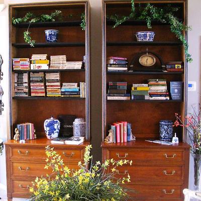 Kindel Grand Rapids Cabinet Makers Book Case Drawers