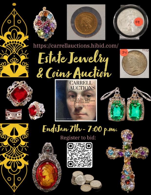 OUTSTANDING ESTATE JEWELRY & COINS AUCTION