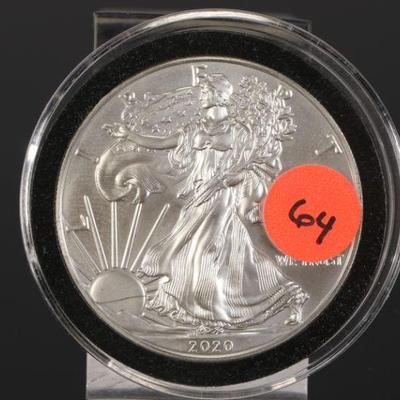 2020 Silver Eagle $1 coin