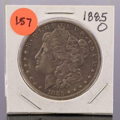1885 o Morgan Silver Dollar