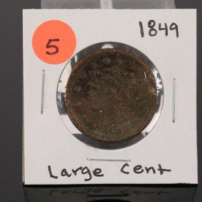1849 large cent