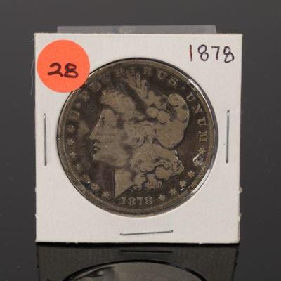 1878 Morgan Silver dollar