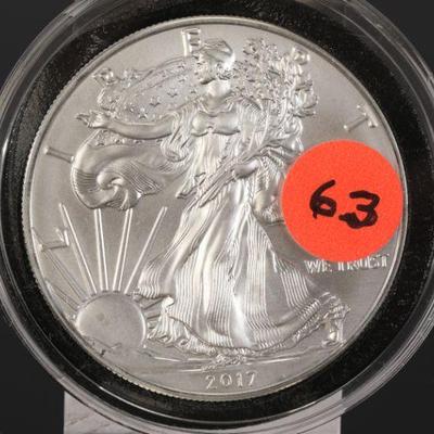 2017 Silver Eagle $1 coin