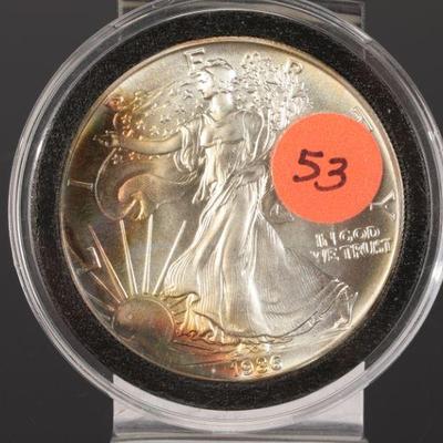 1986 Silver Eagle $1 coin