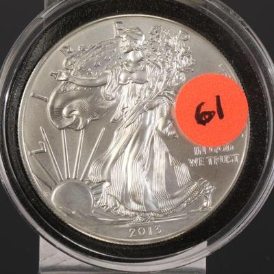 2012 Silver Eagle $1 coin