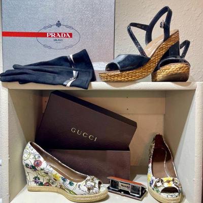 Prada and Gucci shoes US size 9  EU 40