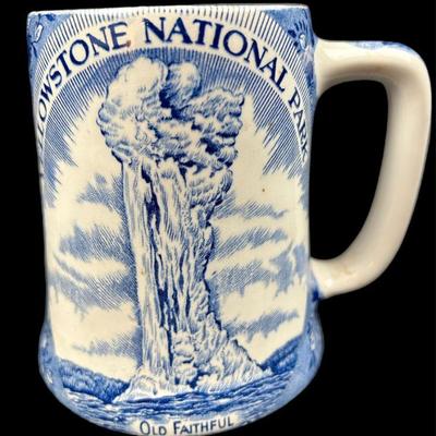 Yellowstone Old Faithful Staffordshire Mug