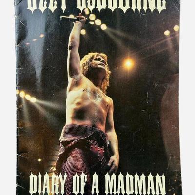 Ozzy Osbourne 1982 Diary of A Madman Tour Program