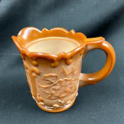 Sultan Toy/ Wild Rose National Glass EAPG Creamer
