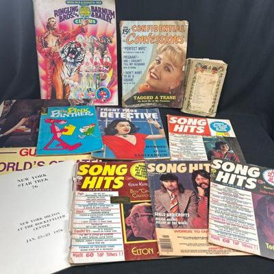 Ephemera Star Tek, Circus, Song Hits, Boy Scouts