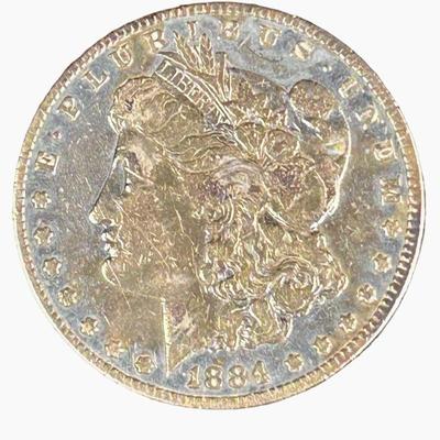 1884 Morgan Silver Dollar