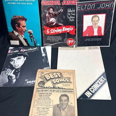 Assorted Concert Programs & Music books