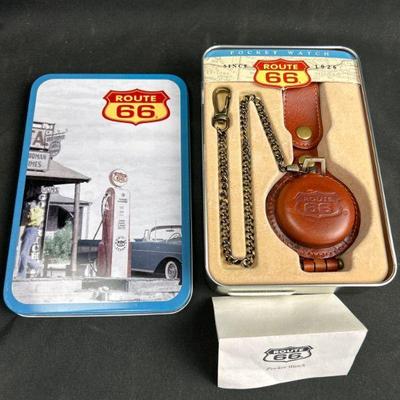 Route 66 Pocket Watch