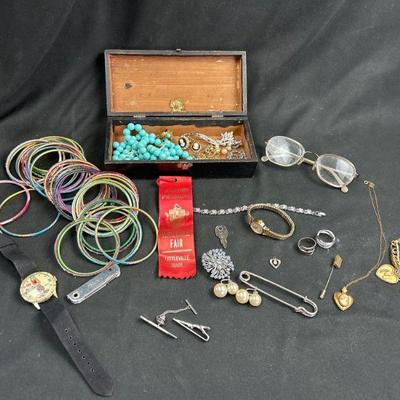 Jewelry & wooden box