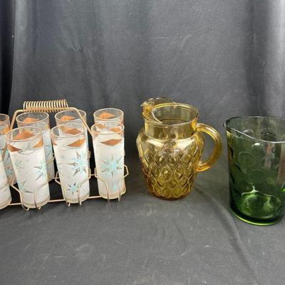 Mid century Glassware