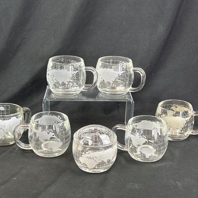 Nestle World Globe Mugs & Sugar Bowl