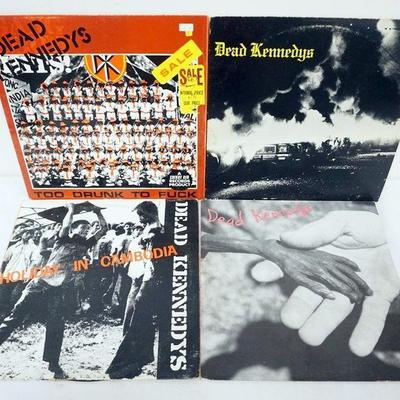 1033	ALTERNATIVE ROCK ALBUMS 4 DEAD KENNEDYS LPS
