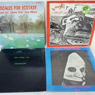 1044	ALTERNATIVE ROCK ALBUMS 4 RECORDS, LOCALES FOR ECSTASY, TEN FROM THE MADHOUSE, LAST FEW DAYS, LA MUERTE
