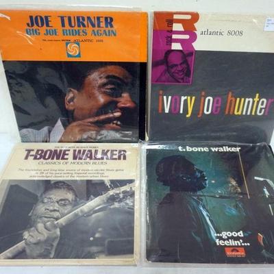 1082	BLUES ALBUMS 4 RECORDS, JOE TURNER, IVORY JOE HUNTER, T-BONE WALKER
