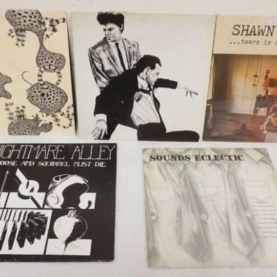 1022	ROCK ALBUMS 5 LPS, NIGHTMARE ALLEY, SOUNDS ELECTRIC, SHAWN ELLIOT, GLENN BRANICA, THE SHINS
