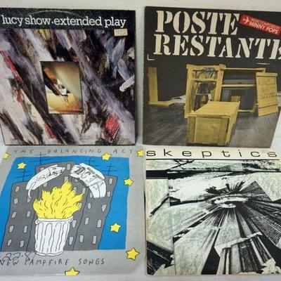 1045	ALTERNATIVE ROCK ALBUMS 4 RECORDS, THE BALANCING ACT, SKEPTICS, THE LUCY SHOW, POSTE RESTANTE
