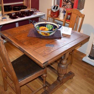 1900 British Oak Table.