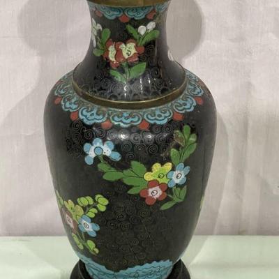 vintage cloisonne vase