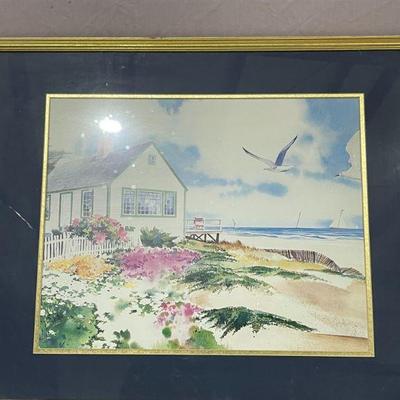 beautiful beach cottage picture