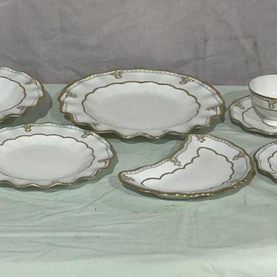"Lombardy" Royal Crown Derby China  12 place setting (87 pcs.)