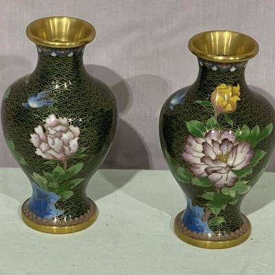 pair of Japanese vases