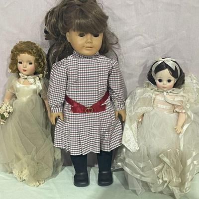 3 vintage dolls