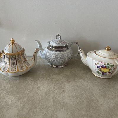 selection of teapots