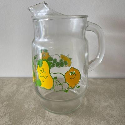 vintage Nancy Lynn smiling fruit pitcher