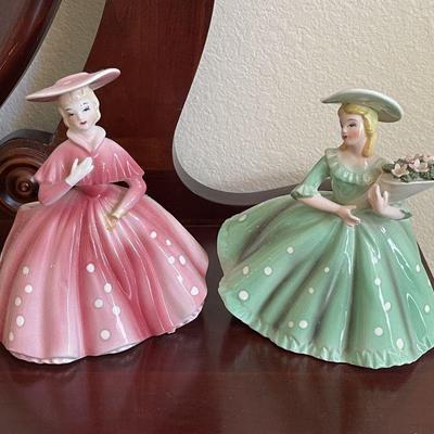 2 Lefton planters 6"