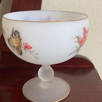 satin glass bowl