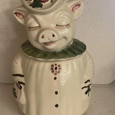 1940's USA "WINNIE PIG" cookie jar