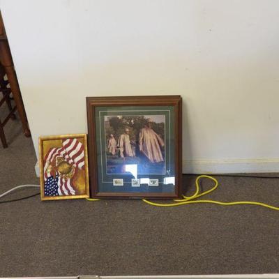 Framed Patriotic Art