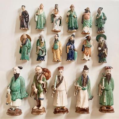 Chinese mudmen figurines