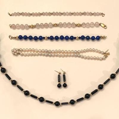 Necklaces w/ 14k accent beads