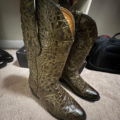 Alligator boots